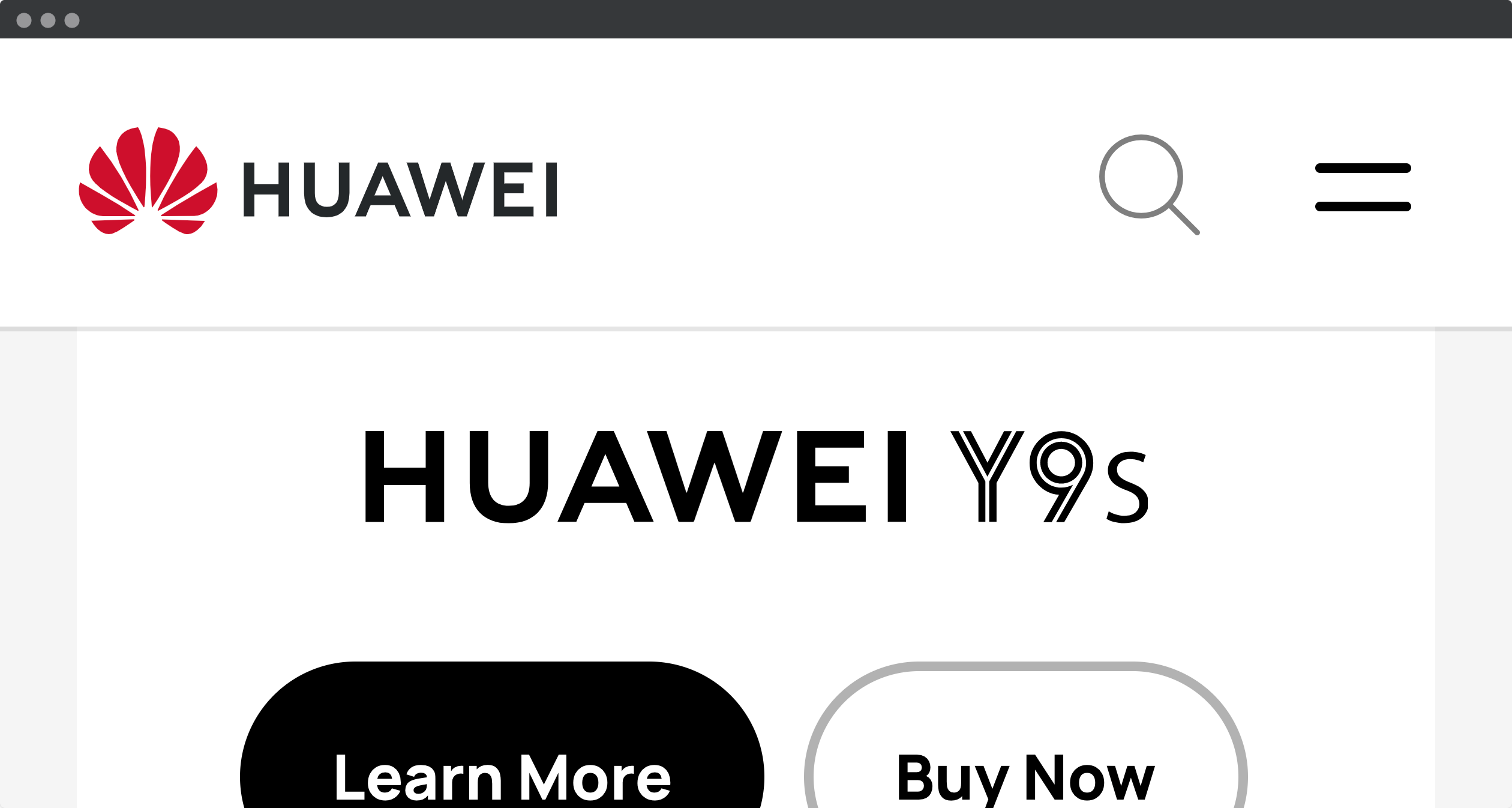 Ảnh chụp màn hình của Huawei, hiển thị phần trên cùng dính, có đủ không gian cho nội dung chính.